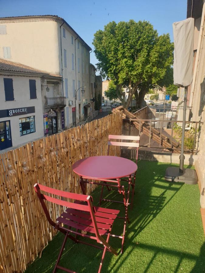 Studio Tout Confort Centre Ville - Balcon, Clim, Tv, Wifi Mazan Exteriör bild