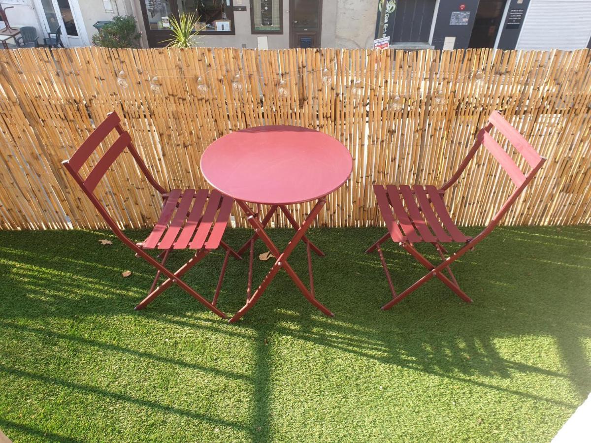 Studio Tout Confort Centre Ville - Balcon, Clim, Tv, Wifi Mazan Exteriör bild